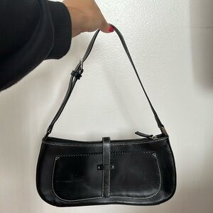 Vintage Ann Taylor Leather Shoulder Bag